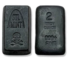 ST. LOUIS MINT 2 OZ .999 SILVER POURED BAR