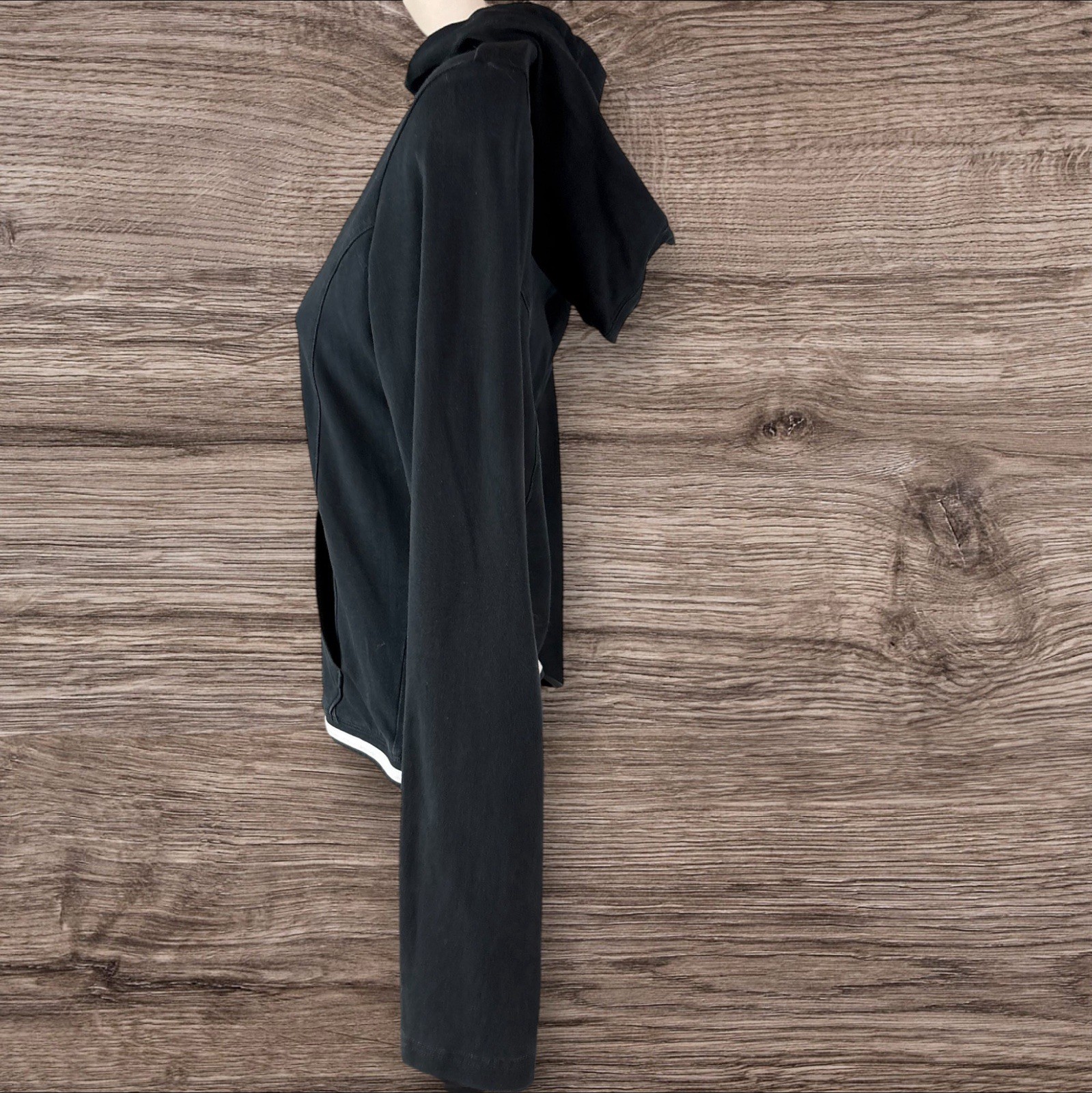 SACAI X NIKE Nike Giacca Sportiva Donna Taglia S con Cappuccio e Zip Completa Nero (306)