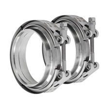 3" V-Band Clamp 3" Universal Stainless Steel V Band Clamp,3 inch Quick Releas...