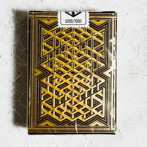 Perceptions Playing Cards Limited Edition Gold Foil Art Deco Deck Sealed 300/100 - Picture 2 of 6