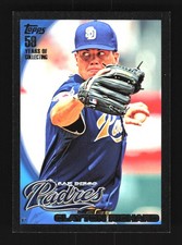Clayton Richard San Diego Padres 2010 Topps Black #456 SN /59