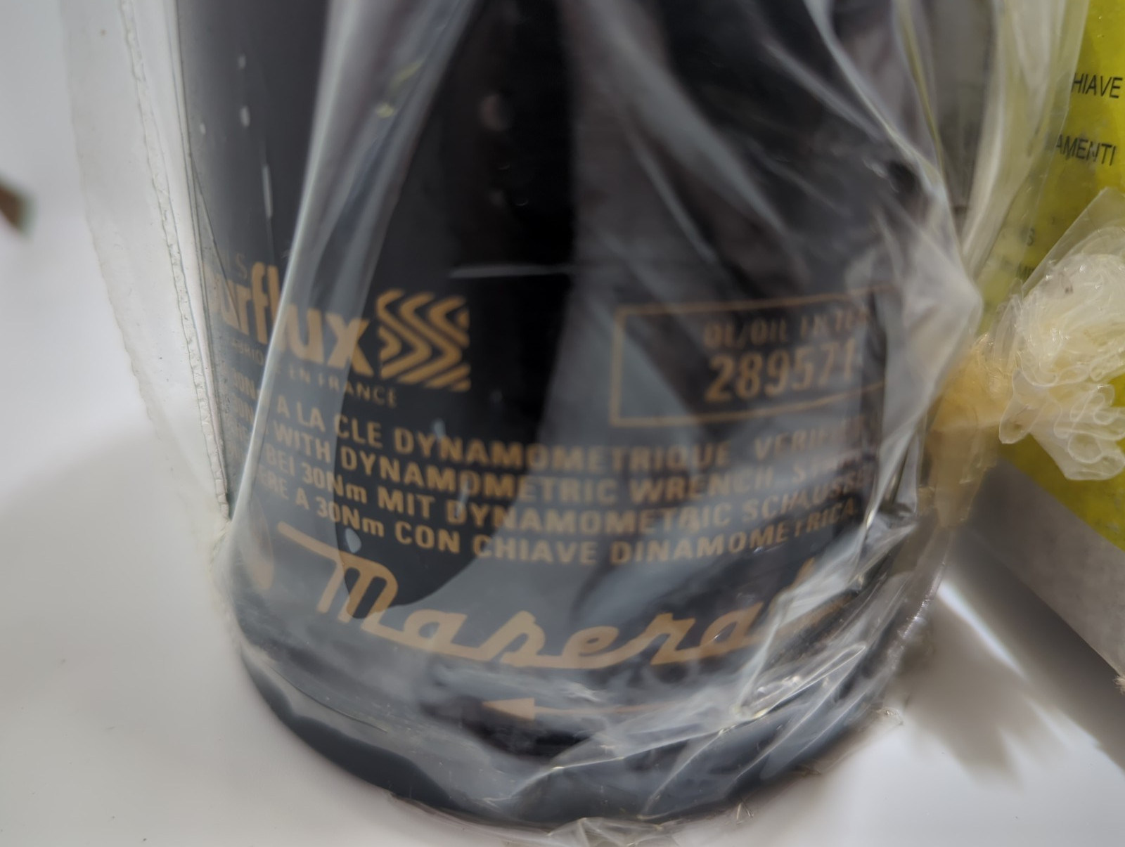 Maserati Quattroporte Oil filter P/N 289571