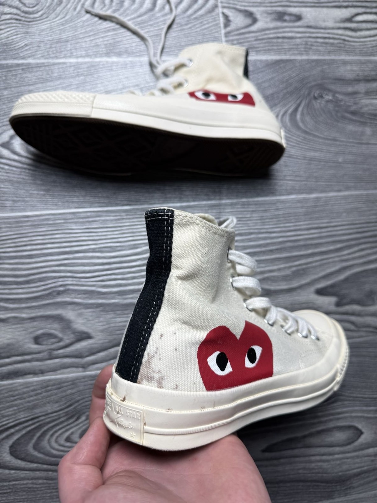 comme des garcons converse all star chuck SIZE 5 CM 24 thumbnail 2