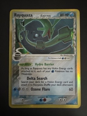 Rayquaza - (Delta Species) 16/110 Holon Phantoms Holo EXCELLENT CONDITION