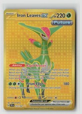 Iron Leaves Ex #213/162 Sv05 Temporal Forces Hyper Rare Pokemon TCG NM