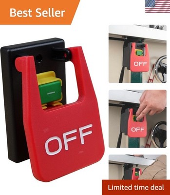 Compact 120V Paddle Switch with Magnetic Safety for Woodworking Tools