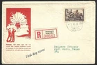FINLAND 1938 FDC Scott #214, Facit #216 to Fort Worth Texas