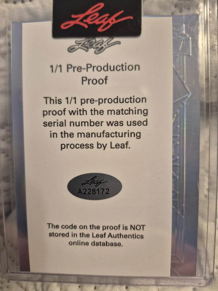GEORGE LOMBARD 1/1 AUTO RC 2023 LEAF METAL 1st ROUND GEMS 💎 SKY PROOF YANKEES⭐️ - Image 4 of 4