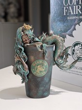 Statuine WeArtDoing Sirene Caffè Bella Addormentata Fredde Modelli Limitati Statue