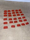 Vintage 1987 Hotels Board Game Milton Bradley MB Real Estate Game 30 Red Pieces