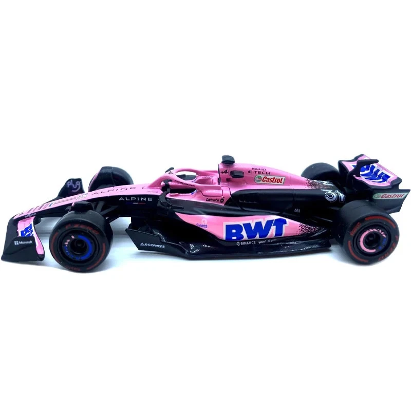 2025 B 1:43 BWT Alpine F1 Team A525 A524 2023 A523 #10 #31 Racing Formula Car St - Imagem 2 de 4