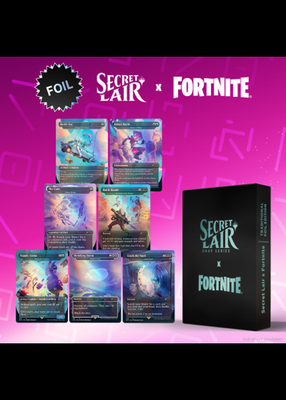 MTG Secret lair フォートナイト Magic Mixes It Up with Fortnite in the Secret Lair! | Magic: The