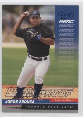 2005 Leaf Prospect Blue Press Proof 56/75 Jorge Sequea #227 0l1