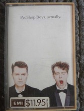 963 Malaysia EMI Cassette Tape - PET SHOP BOYS "actually"