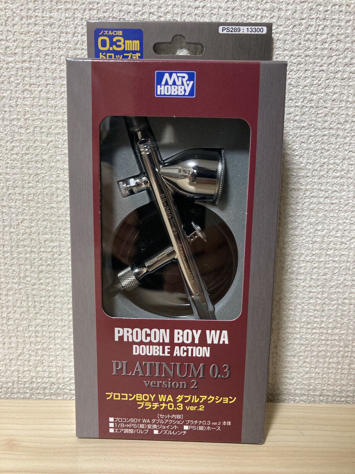 上質で快適 GSIクレオス プロコンBOY PS289 WA プラチナ 0.3mm Ver.2