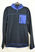 Vintage 1946 Mens Ribbed 1/4 Zip Pullover Sweater Mock Neck Heather NWT