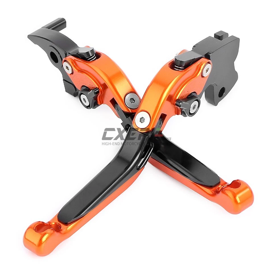 Extendable Brake Clutch Levers For KTM Duke 125 200 250 390 RC Duke 2013-2017 Foto 3 de 4