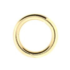 10pc 6mm Gold Filled CLOSED Jump Ring, All gauges, Made in USA, Wholesale