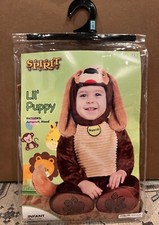 Spirit Halloween Lil Puppy Jump Suit Halloween Costume Infant SZ 6-12M Cute