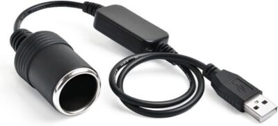 USB auf DC12V Auto car Zigarettenanzünder Buchse Konverter Adapter Kabel Stecker