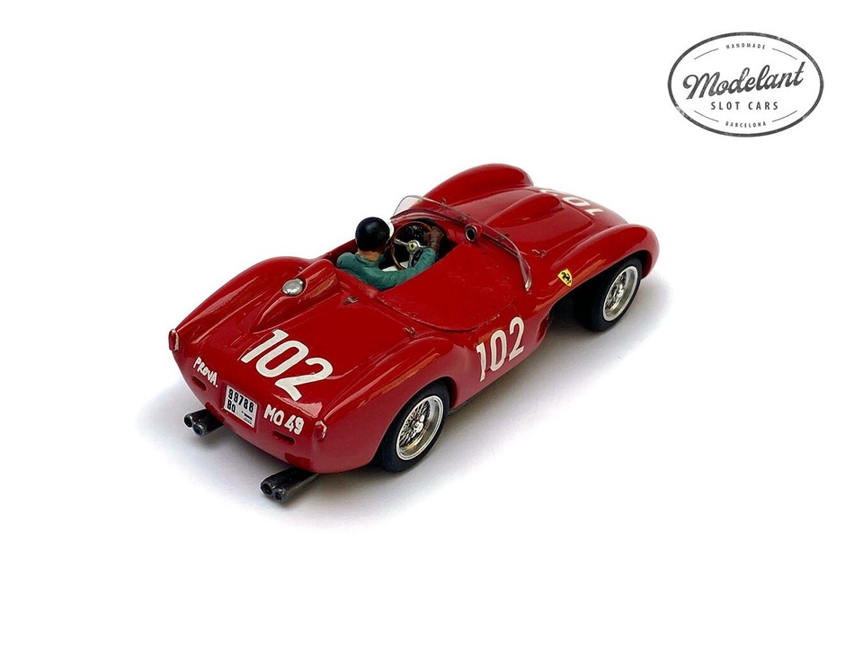Miniature Starter - Ferrari 250 Testa Rossa N°102 - Targa Florio 1958 - 1/43