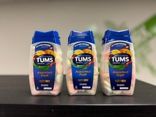 Tums Ultra 1000 Maximum Strength Assorted Fruit Antacid/Calcium 3 Bottle Pack