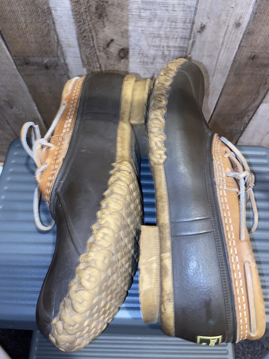 VTG 90s LL Bean Rubber Hunting Duck Gum Shoe Boots Sz 7M Men's or