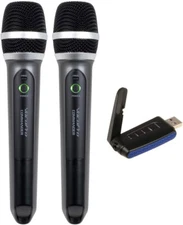 VOCOPRO COMMANDER-USB-HANDHELD (2) Digital Wireless Handheld Mics & Receiver
