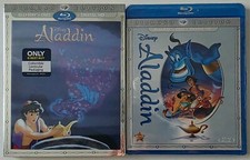 NEW ALADDIN BLU RAY DVD 2 DISC BEST BUY EXCLUSIVE LENTICULAR SLIPCOVER RARE OOP