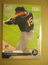 2020 TOPPS NOW SETH BROWN #OD-518