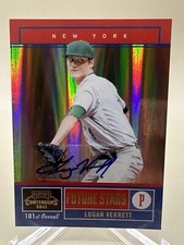 LOGAN VERRETT 2011 Playoff Contenders Future Stars AUTOGRAPH #182/199 - NM/MT