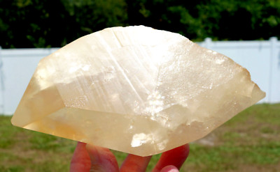 XL LEMURIAN Quartz GOLDEN HEALER Natural Crystal Point w Recordkeepers For Sale