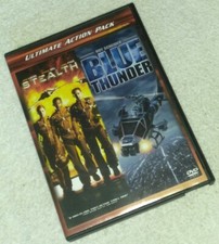  Blue Thunder , stealth DVD Roy scheider , Jessica Biel ,Jamie Foxx RARE oop