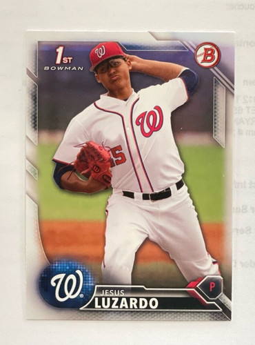 Jesus Luzardo #BD-59 2016 Bowman Draft card