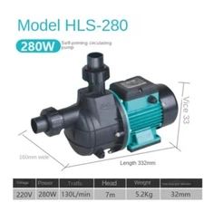 220V Self-priming Pump for Water Swimming Pool Fish Pond Spa Pool Water