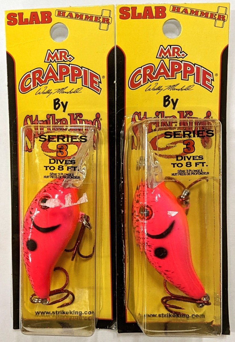 2) Strike King Crankbait Crappie Slab Hammer (SHCC3-635) Hot