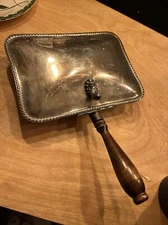 SILENT BUTLER silverplated and wood handle - FB Rogers - MAJOR AB ADVERSIS