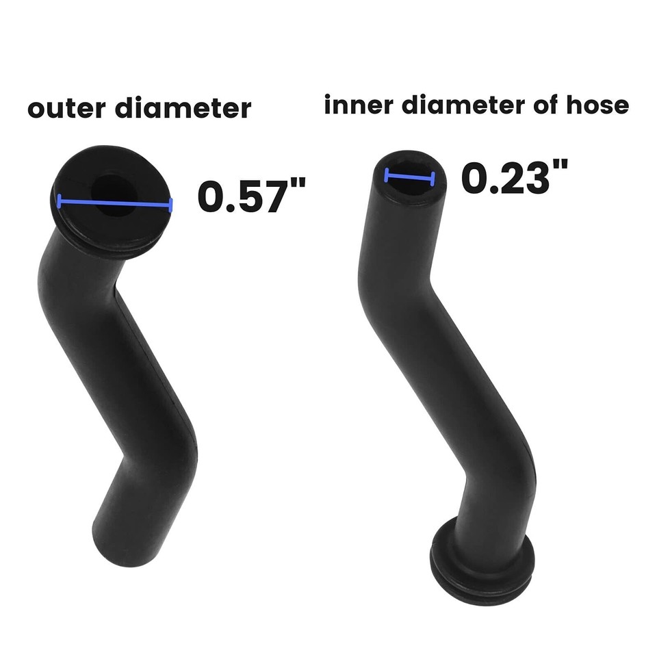 Tubi Carburatore Trattorino Tubi Sottovuoto Per Trattori John Deere 6 Pezzi Neri Compatibili Con D140 E Motori