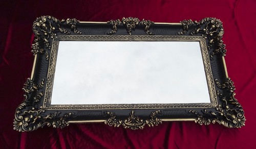 XXL WANDSPIEGEL SILBER 96x57 ANTIK BAROCK SHABBY CHIC FLURSPIEGEL SCHMINKSPIEGEL - Picture 124 of 160