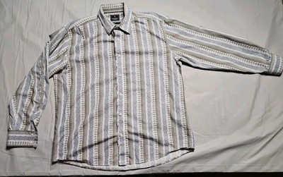 Marc Ecko No 72 Times Square New York Long Sleeve Embroidered Button Up XL