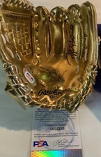 Rafael Palmeiro Signed Mini Gold Glove Psa/dna Coa Major League Baseball Unique