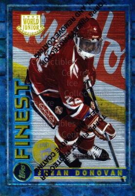 1994-95 Finest Super Team Winner Redeemed #158 Shean Donovan