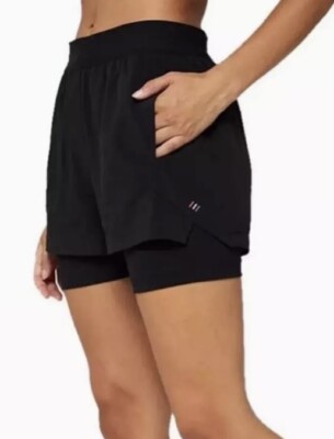 FourLaps Command Lined Short Black Women's Small Athletic NWT