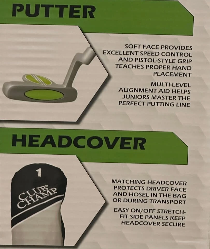Juego de golf Club Champ Juniors' JRH DTP 52" - 46" (DERECHA) Foto 4 de 4