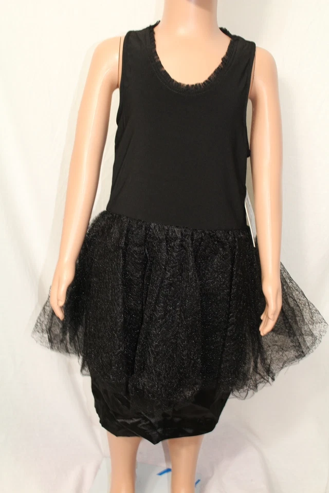 Elisa B. Vestido Estilo 3845 Niñas Talla 8 Nuevo con Etiquetas Color Negro Con Encaje  Foto 2 de 4