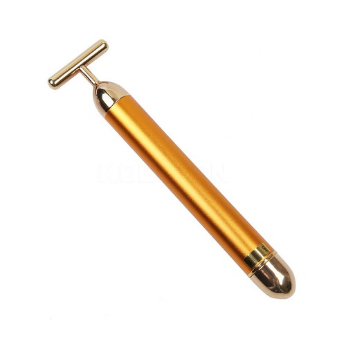 24K Gold Beauty Bar Wrinkle Facial Roller Massager Skincare Lifting Vibration UK - Picture 5 of 11