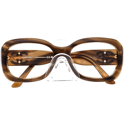 Chanel Sunglasses Frame Only 5102 c.871/73 Brown Marble Square Italy 54 mm