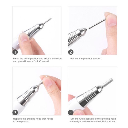 3In1 Nail Dust Suction Fan Art Salon Collector Manicure Drill Machine+Dryer Lamp - Picture 7 of 12