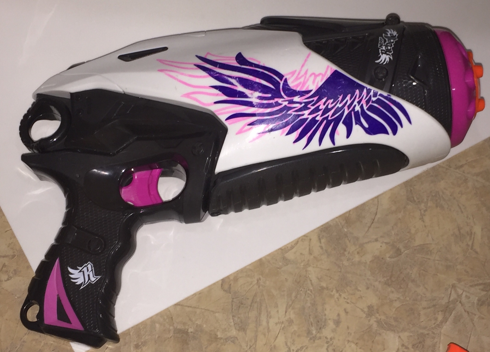 Super RARE Nerf Rebelle Powerbelle Dart Rapid Fire Gun Blaster Motorized 10 Shot