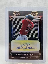 2021 Panini Chronicles Obsidian Baseball Pavin Smith Auto /10